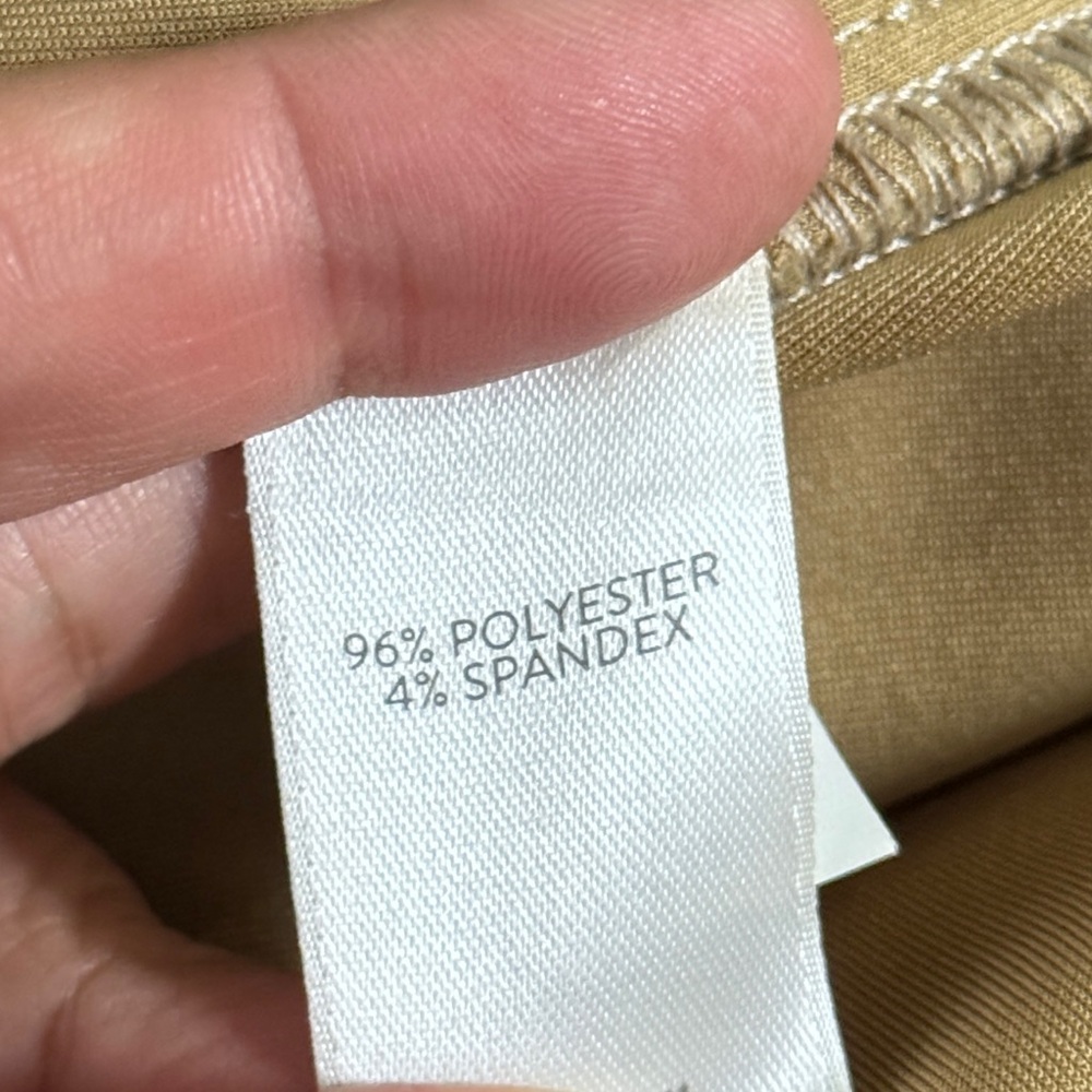 J. Jill Wearever Collection XL Tan Faux Suede Stretch Shirt Jacket Shacket - Picture 8 of 11